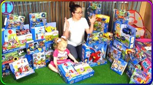 Огромная куча игрушек Щенячий Патруль и Герои в масках! Посылка из Америки!