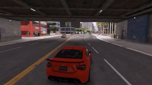 GTA 5 Photorealistic Graphics Mod Gameplay - Toyota Supra смотреть онлайн