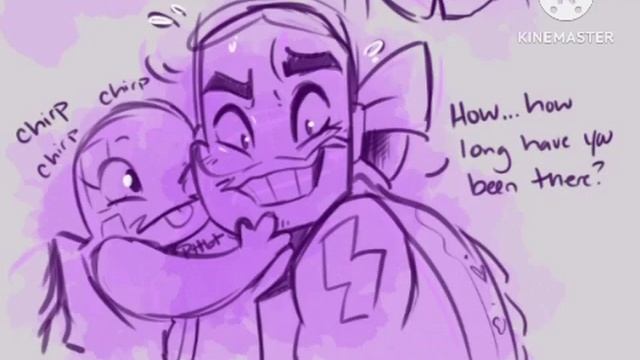 donnie's little angel (rottmnt au comic dub) ll read on the description ll смотреть онлайн