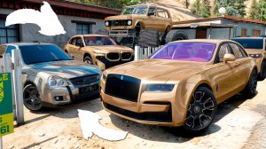 Угнал кучу золотых чит тачек и огромный монстр трак у мажора за 180 сек! Битва воров в ГТА 5 Онлайн