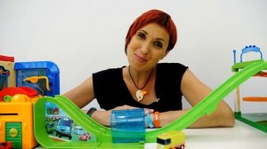 Машинки и новая трасса -  Игры с Капуки Кануки