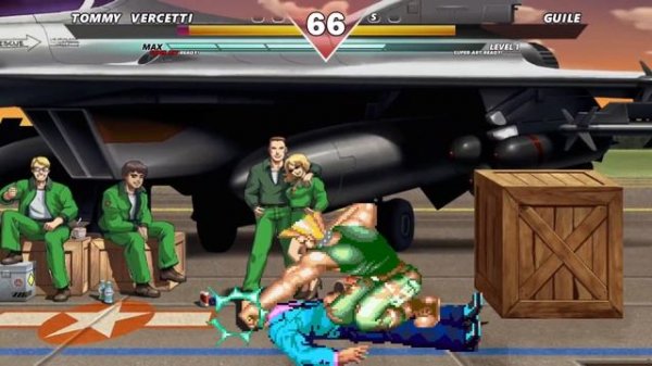 TOMMY VERCETTI (GTA) vs RYU & GUILE & KEN & BLANKA - HIGH LEVEL INSANE EPIC FIGHT!