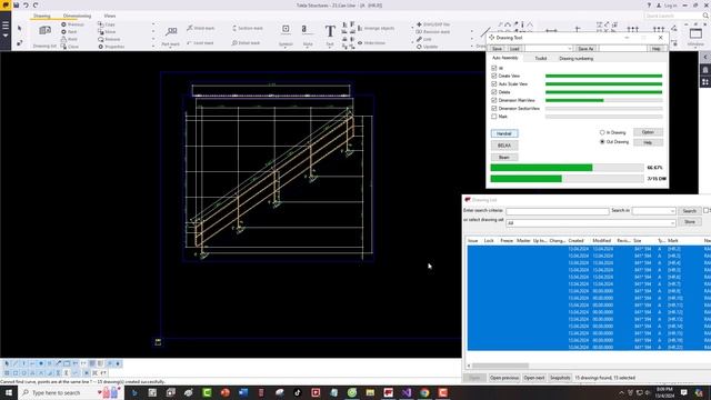 Tekla API Drawing - Auto Dimension Handrail смотреть онлайн