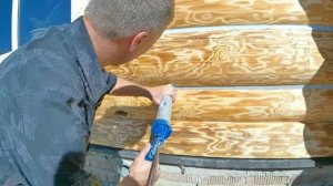 Супер-насадка для тёплого шва. Герметик. Тёплый шов. Насадка для герметизации сруба.