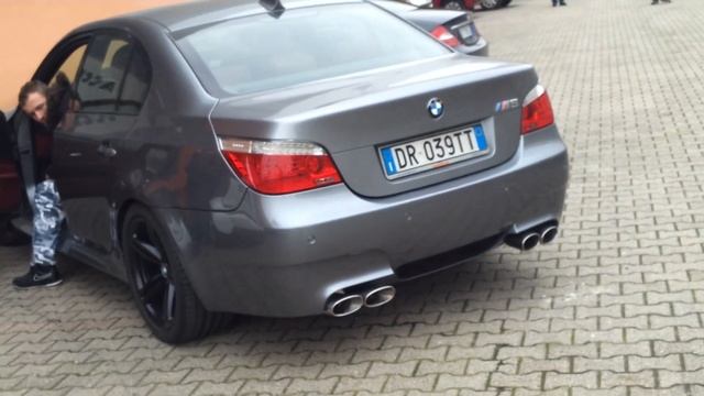 BMW E60 M5 Eisenmann sport - SS x pipe смотреть онлайн