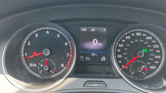 Find odometer reading in Volkswagen Atlas смотреть онлайн