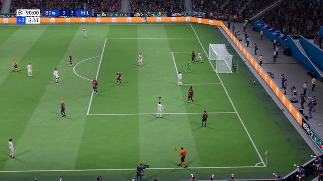 EA SPORT 24 AC milan vs Leverkusen group stage CHAMPION LEAGUE смотреть онлайн