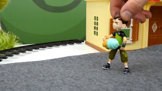 Игра битва с Бен 10 - Стим Смит забрал деньги из Банка! - Видео игры для мальчиков с Бен Тен смотреть онлайн