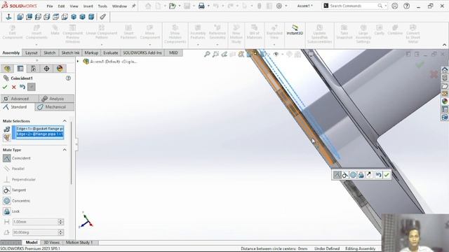 Assembly Flange Pipa dengan Baut & Mur Standar di Toolbox : Solidworks смотреть онлайн