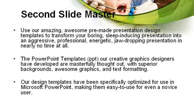 Children's Stomatology PowerPoint Template by PoweredTemplate.com смотреть онлайн