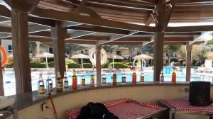2017 г. Египет. Хургада. Отель Amwaj Blue Beach Resort & Spa Abu Soma. Ресторан. Пляж. Территория