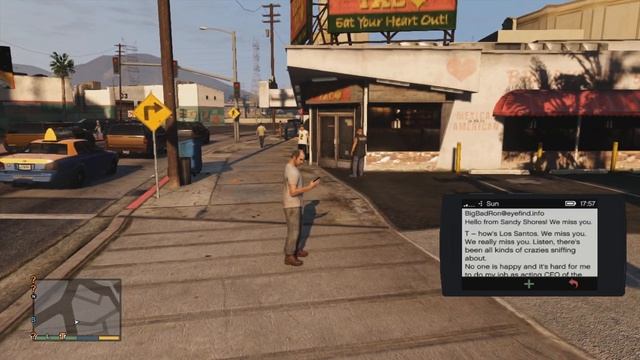 GTA V Trevor has a email from Ron смотреть онлайн