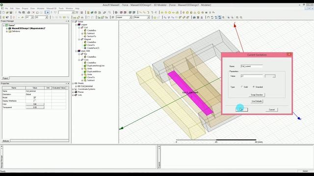 204 Ansys Maxwell Calculating Force in Magnetostatic Analysis смотреть онлайн
