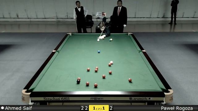 Snooker Men Groups : Ahmed Saif vs Paweł Rogoza смотреть онлайн
