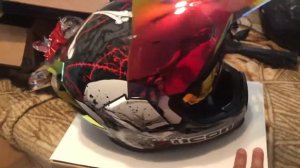 Icon Airflite(added visor and spoiler)