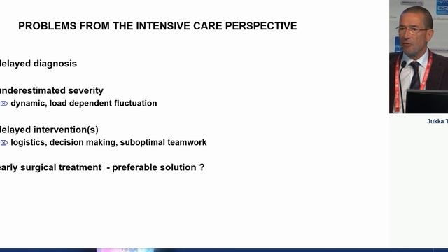 Timing of valve surgery Jukka Takala 2019