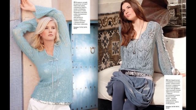 Verena Модное вязание №1 2024 | Весна по новому! #knittingpattern  #knitting