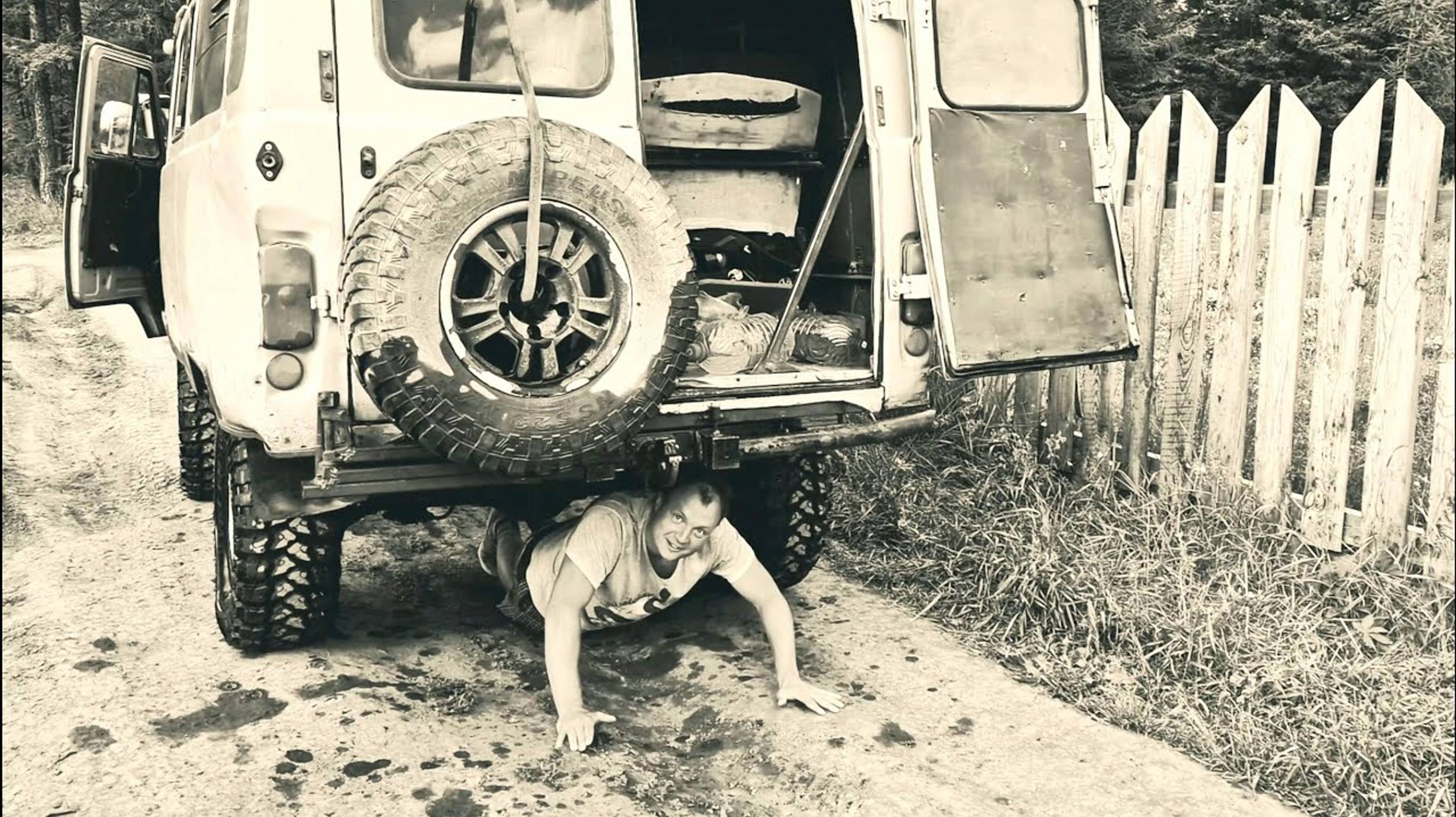УАЗ буханка в деле! Стальные алтайские яйца.