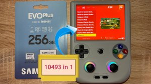 Игры для Anbernic RG406v на готовой карте памяти 256gb, сборка 10493 ретро игр под ключ