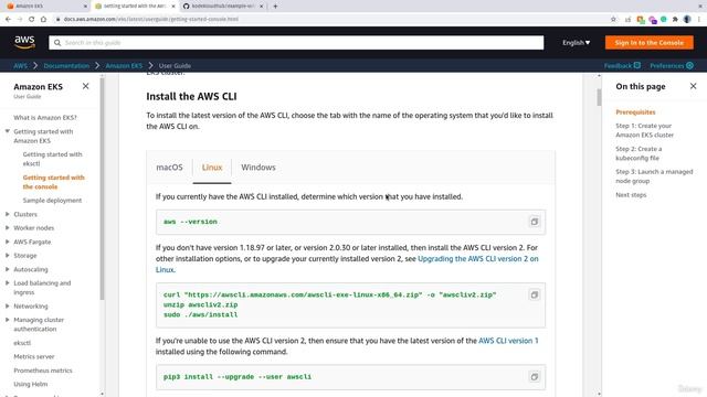9. 04. Kubernetes on AWS (EKS) смотреть онлайн