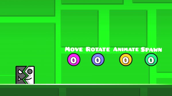 ТРИГГЕРЫ MOVE, ROTATE, ANIMATE, SPAWN в Geometry Dash
