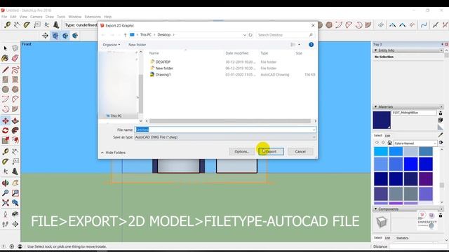 HOW TO CONVERT 3D OBJECT/FILE TO 2D FILE/CAD FILE IN SKETCHUP | CONVERT 3D TO CAD FILE IN SKETCHUP смотреть онлайн