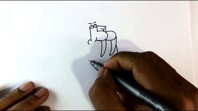 How To Draw A Sea Lion From The Number 15 // Vary Easy Drawing Easy For Beginners.