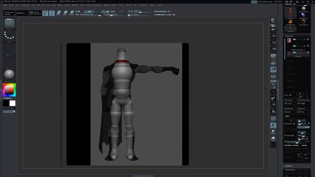 zbrush zsphere Bat Man смотреть онлайн