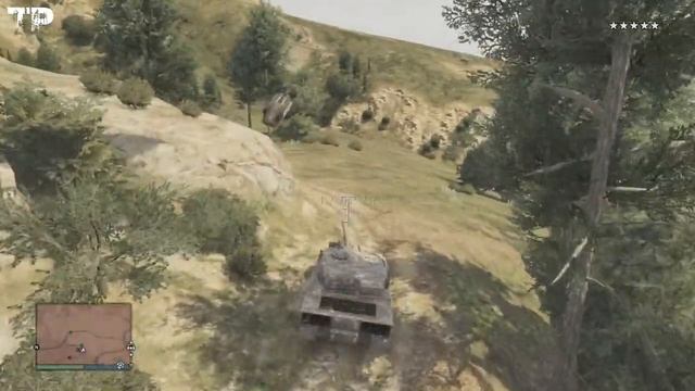 GTA 5 Online - Rhino Tank - 5 Stars through Vinewood смотреть онлайн