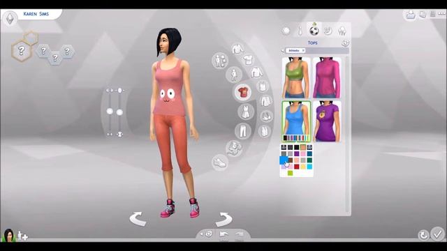 The Sims 4 CAS Demo- Karen Sims смотреть онлайн