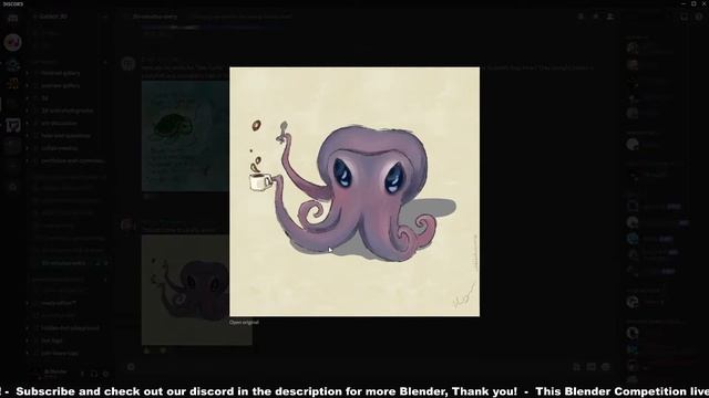 30 min. Blender Competition - 20 Entries - Sea Creatures - Art Feedback, Critique смотреть онлайн