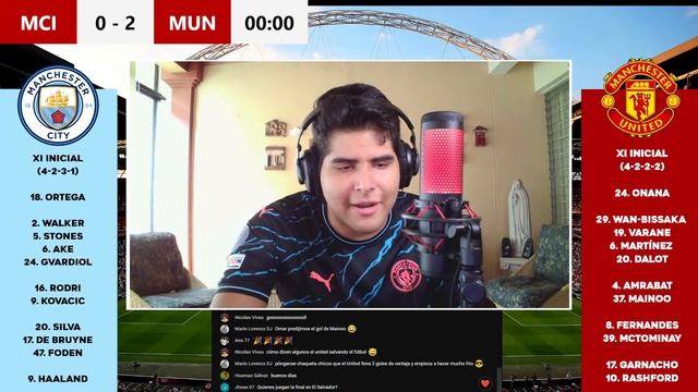 MANCHESTER CITY VS MANCHESTER UNITED - COMENTANDO EN DIRECTO - FINAL FA CUP 2024 смотреть онлайн