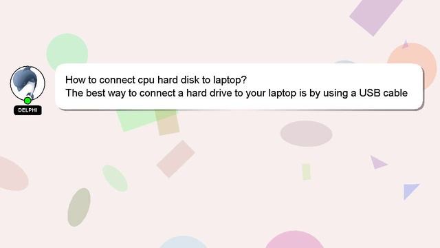 How to connect cpu hard disk to laptop? смотреть онлайн