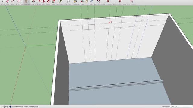 SketchUp Bathroom Shower Layout Tutorial смотреть онлайн