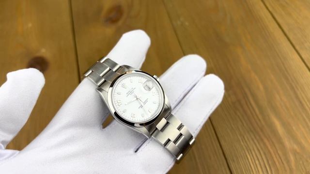 Швейцарские часы Rolex Oyster Perpetual Date 34mm 15200 смотреть онлайн