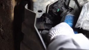 Замена датчика давления масла на Hyundai Solaris