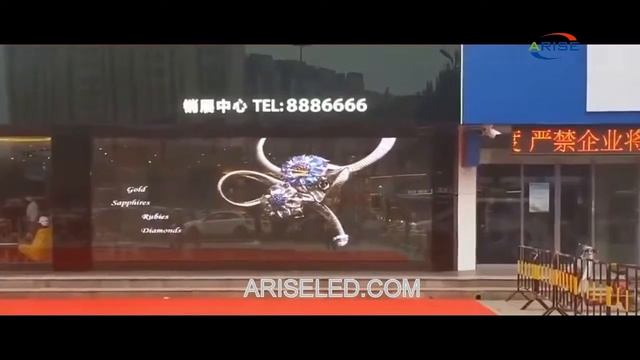 Jewelry Store Self Standing High Brightness P3.91mm LED Transparent Display Video Window,Transparen смотреть онлайн