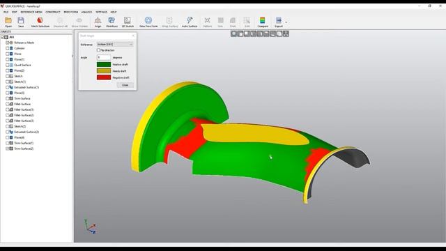 QS Tutorials_ Inspecting CAD Model - How To Do Reverse Engineering With QUICKSURFACE