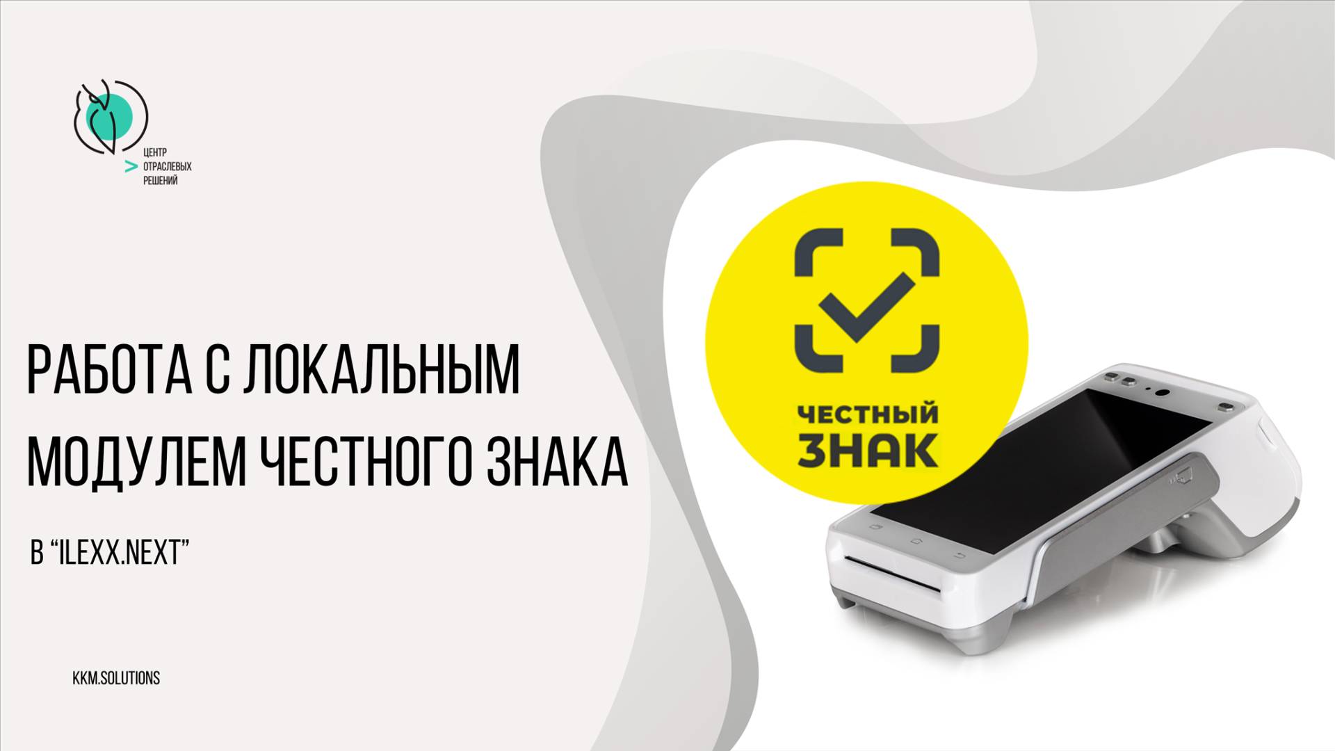 Работа с локальным модулем Честного знака (ЛМЧЗ) в ilexx.next смотреть онлайн