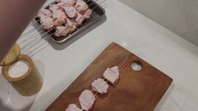 Yakitori style chicken wings смотреть онлайн