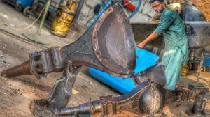 Странные способы Сломать Ось грузовика Hino, которая Развалилась На 2 части По дороге Удивлен Ремонт