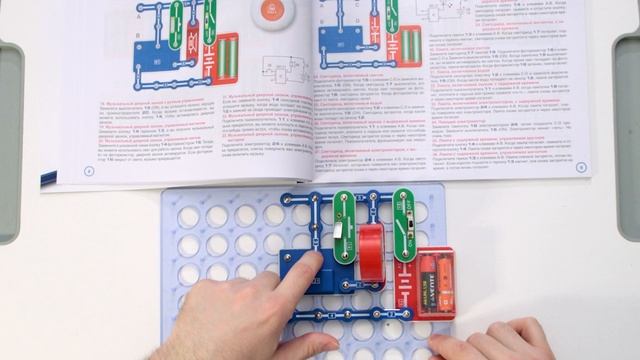 Конструктор электронный Знаток 979 схем музыкальный дверной звонок творчество для детей смотреть онлайн