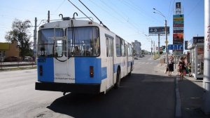 Троллейбус ЗиУ-682В-012-4097. Покатушки по Барнаулу.