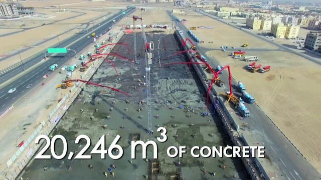 CONMIX achieved Largest Continuous Concrete Pour - Guinness World Records смотреть онлайн