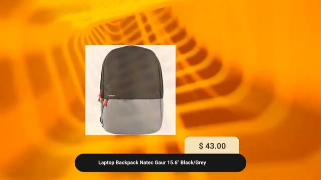 Laptop Backpack Natec Gaur 15.6" Black/Grey смотреть онлайн