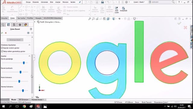 SolidWorks Resimden Çizim Yapma смотреть онлайн