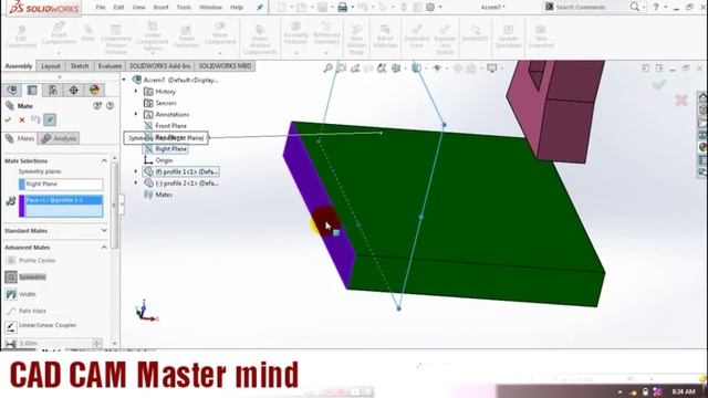 #ADVANCE MATE IN SOLIDWORKS 2017 смотреть онлайн
