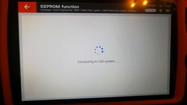 keytool plus read cas3+ 2009 bmw e92 Read eeprom km... смотреть онлайн