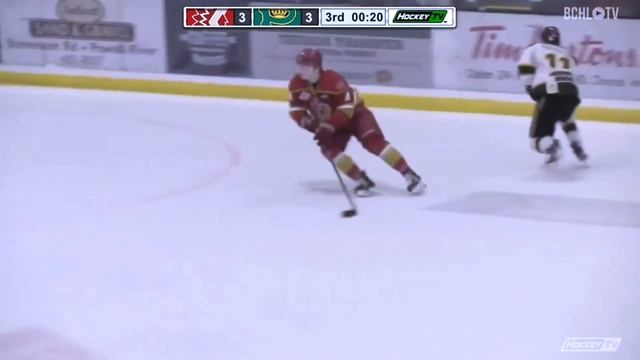 Must See Moment: Nolan Krogfoss wins it for Powell River with 20 seconds left смотреть онлайн