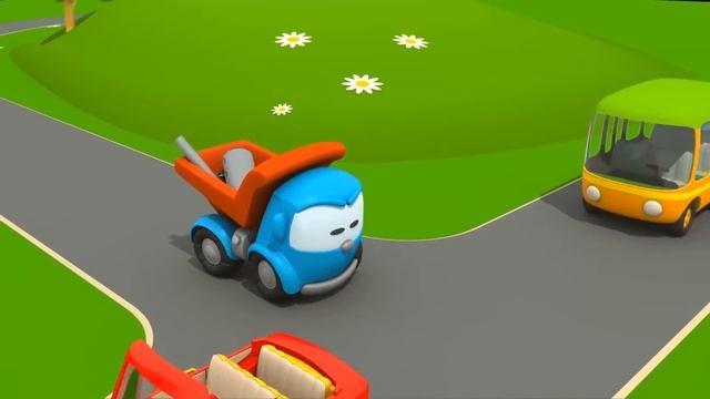 ПДД для детей - Чудо Машинки и авария на дороге! Мультики про машинки для малышей Веселая Школа смотреть онлайн